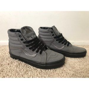 Grey and Black High Top VANS
